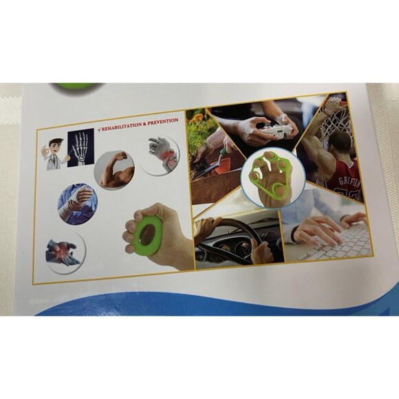 Hand Grip Strengthener, Finger Exerciser, Grip Strength Trainer (6 Pcs) - Picture 4 of 11